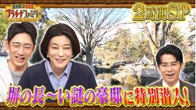 孝太郎＆ちさ子 プラチナファミリー 華麗なる一家をのぞき見 長～い塀の大豪邸へ潜入2時間SP！神楽坂400坪の大豪邸や、奈良の国宝級邸宅など！