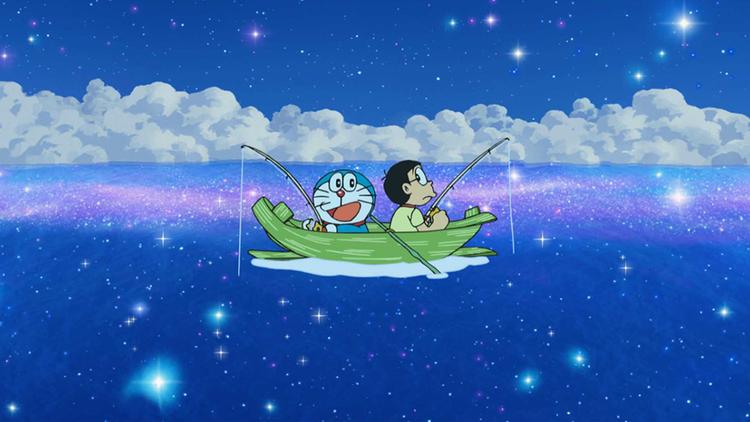 ドラえもん 天の川で星釣りを