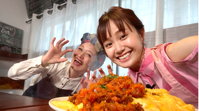 オスカルイーツ 美少女が1kg巨大オムライスを作る(2020/10/07放送分)