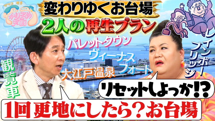 マツコ&有吉かりそめ天国 【激論】マツコ&有吉「お台場再生プラン」もう中が料理特撮会社に潜入!「美味しそうに撮る」スゴ技バンバン公開(2022/06/17放送分)