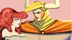 TVアニメ『女神「異世界転生何になりたいですか」俺「勇者の肋骨で」』 第01話