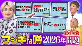 出川一茂ホラン☆フシギの会 『フシギな噂』2026年問題（2026/03/20放送分）