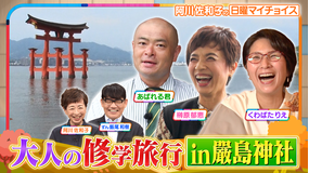 日曜マイチョイス 【あばれる先生と大人の修学旅行 IN 安芸の宮島・嚴島神社】（2025/10/12放送分）