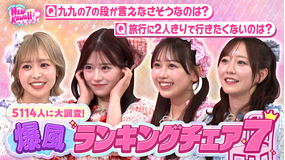 FRUITS ZIPPERのNEW KAWAIIってしてよ？ 【ファン5000人超回答】爆風ランキングチェア7