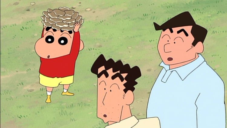 クレヨンしんちゃん キノコ狩りへ行くゾ